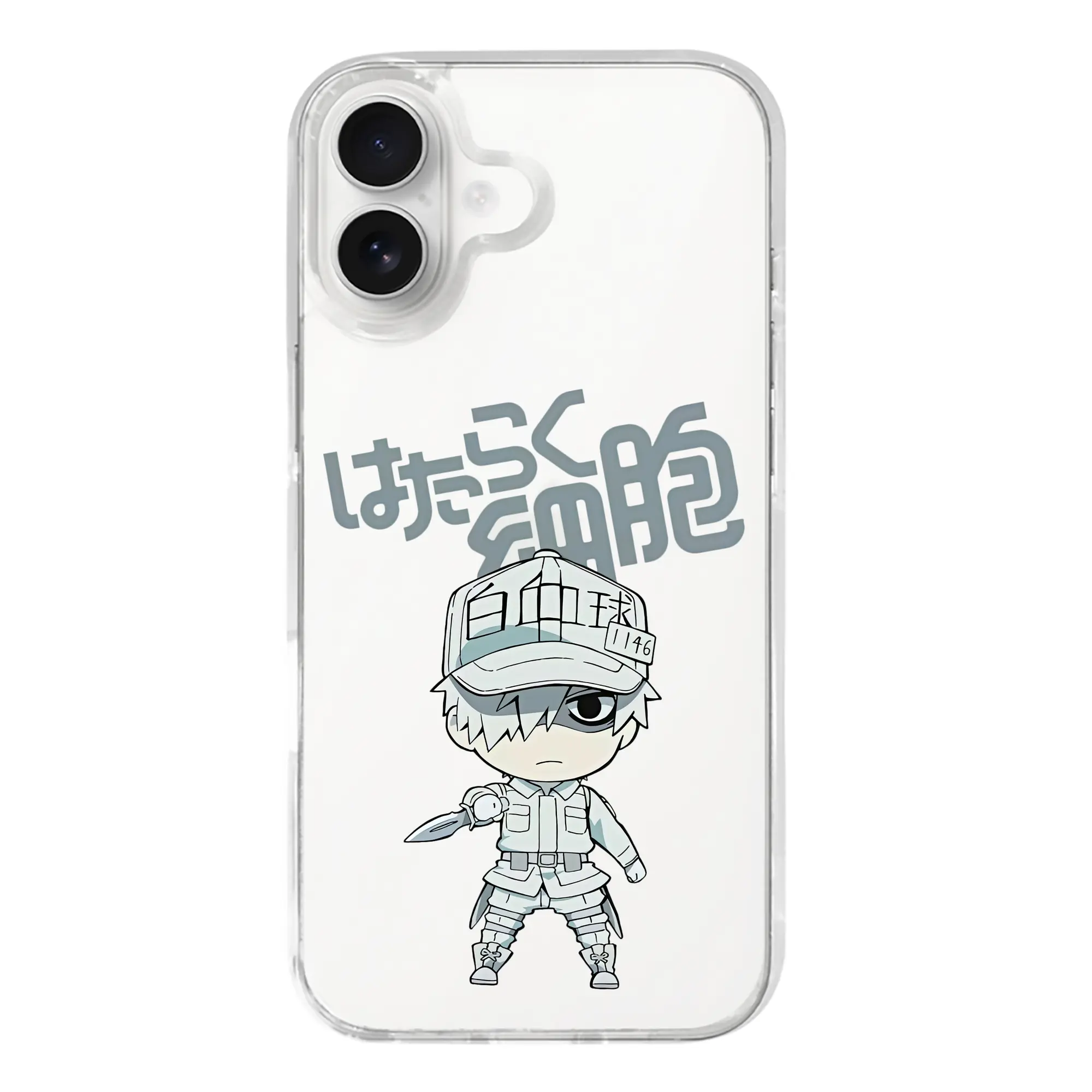 はたらく細胞 グッズ,白血球 - iPhone 17シリーズ 透明スマホケース – 薄型・耐衝撃・精密フィット保護カバー